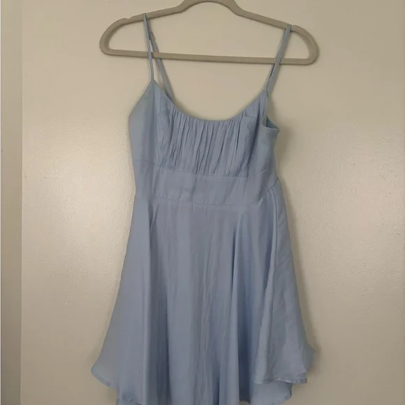 Hello Molly Sky Blue Mini Dress - Picture 6 of 7